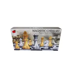 JUGANDO Y EDUCANDO - Juego De Mesa Ajedrez Magnético Tablero Plegable Para Niños