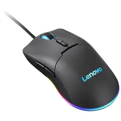 Lenovo - Mouse Gamer M210 · Alámbrico USB-A · Sensor PAW3333 · 8.000 DPI · 75g · 7 Botones · RGB