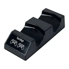 GENERICO - Base Cargador Doble Para Control Ps4 Con Indicador Led