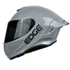 EDGE HELMETS - CASCO EDGE SHANGHAI CERTIFICADO ECE2206 GRIS BRILLO