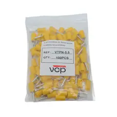 VCP - TERMINAL AISLADA TIPO PIN VTPN-5.5 AMARILLO 12-10 AWG
