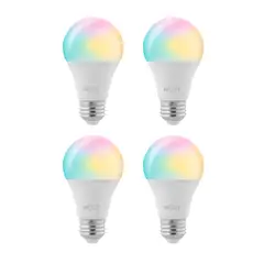 NEXXT SOLUTIONS - Bombilla Led Rgb Inteligente Wifi Nexxt Nhb-c110m, 4 Pack