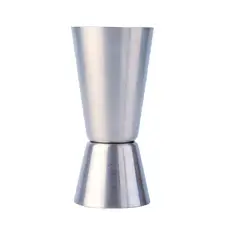 GENERICO - Jigger Cocteleria Doble 25/50 ml Acero Inoxidable