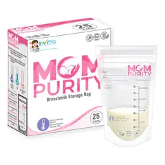 GENERICO - 25 Bolsas de Almacenamiento para Leche Materna Mom Purity