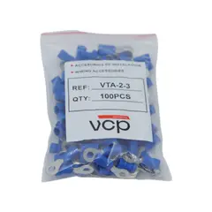 VCP - TERMINAL AISLADA ANILLO VTA-2-3 AZUL 16-14 AWG x100
