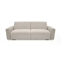 HOGAR VENECIA - Sofa Cama Boston con Brazos Removibles 225x91x80 cm Tela Beige