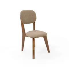 HOGAR VENECIA - Silla de Comedor Adela 50x51.5x93 Tela Beige