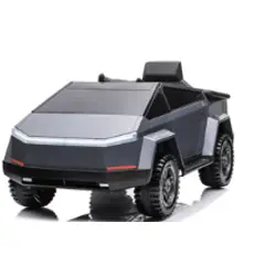 INFANTOYS - Carro Electrico Niño Niña Montable Silver BR2102B Gris