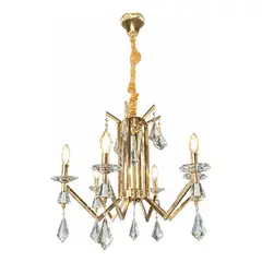 GENERAL - 826/6 Lámpara Decorativa Chandelier Dorada