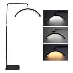 GENERICO - Lampara Media Luna Luz Led Profesional+base De Piso Control