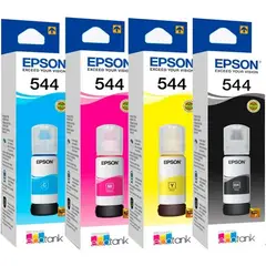 EPSON - Kit de tinta 544 negro y colores