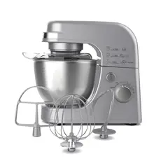 HAMILTON BEACH - Batidora de pie 63385, 7 velocidades, capacidad de 3,8 L, plateada