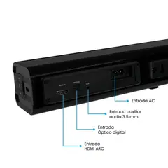 CHALLENGER - Barra de Sonido 30W SB30Y Negro