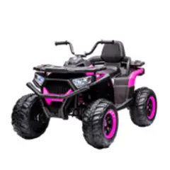 INFANTOYS - Cuatrimoto Moto Electrica Niña Montable BJ007 Fucsia