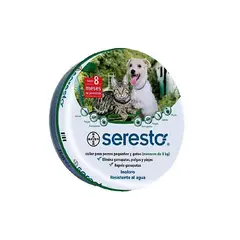 ELANCO - Collar Antipulgas Bayer Seresto Perros Gatos Hasta 8 Kg