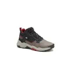 CAT - Bota Hombre Grapple Leather Mid Gris