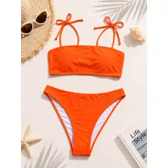 007PLUS - Vestido De Baño Bikini De Dos Piezas Para Mujer