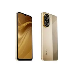 XIAOMI - Celular POCO C71 Gold 4GB RAM 64GB, Pantalla Inmersiva, Batería de Larga Duración, Android