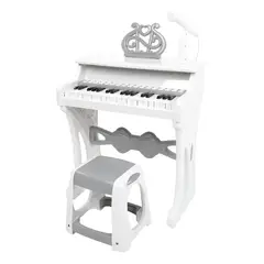 GENERICO - Piano 37 Teclas Con Silla Micrófono Para Niños