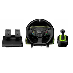 GENIUS - Timon C/pedal + Palanca Gx Speed Master X2 Ps4 Pc Color Negro