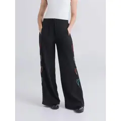 JULIANA SANCHEZ - Pantalón Mi color - Negro