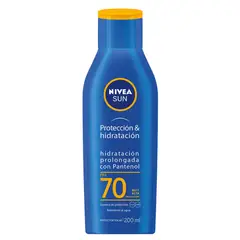 NIVEA - Bloqueador Sun Protec Hidra Fps 70 200 Ml