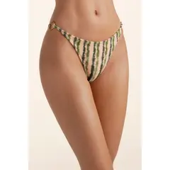 TOUCHE BALNEAIRE - Panty tanga de baño en tela estampada Ref. 0T06063