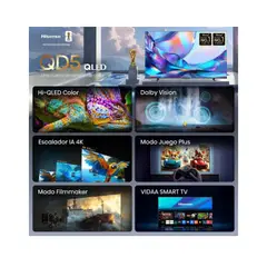 HISENSE - Televisor Hi-QLED 4K QD5SV 55 Pulgadas Smart TV VIDAA 55QD5SV
