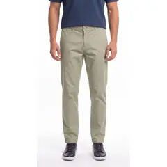 BELIFE - Pantalón chino caqui para hombre