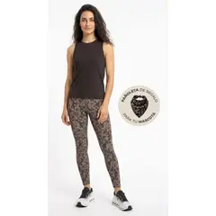 BELIFE - Legging taupe estampado con pañoleta para mascota