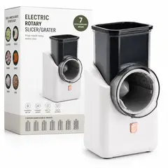 GENERAL - Rallador Eléctrico 7 En 1 Rebanador De Verdura