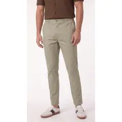 BELIFE - Pantalón smart casual café para hombre