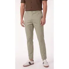 BELIFE - Pantalón smart casual café para hombre