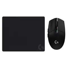 LOGITECH - Mouse Gamer Inalámbrico G305 Negro + Pad Mouse G240