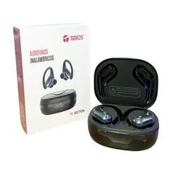 TEROS - Audífonos Inalámbricos TE-8070N Bluetooth con Estuche de Carga | Deportivos y Recargables