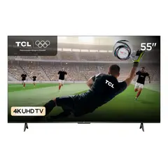 TCL - Televisor 55" V6C LED 4K Smart TV Google Negro