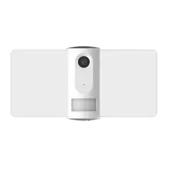 BE CONNECTED EXPERIENCES - Cámara de Seguridad WiFi Exterior BE-F1S 1080P con Doble Luz, Sirena 120dB y PIR