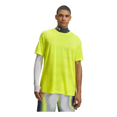 UNDER ARMOUR - Camiseta de Compresión Hombre Velociti Amarillo