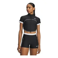 UNDER ARMOUR - Camiseta de Compresión Mujer Htgear Novelty Fz Negro