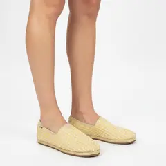 XIAN SHOES - Alpargata yute mujer rombos dorados Ref Y13