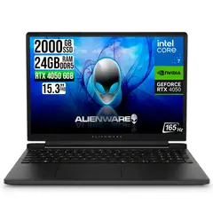 DELL - ALIENWARE 15 DA15260 INTEL CORE 7 240H 24GB DDR5 SSD 2TB NVMe NVIDIA GEFORCE RTX 4050 6GB