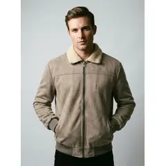 THE CLOTHING COMPANY - Chaqueta Hombre Ovejera Gamuzada Forrada