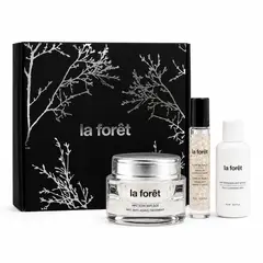 LA FORET - Set MPC Crema Facial Antiedad, Suero Exilir de Perlas y Lecha Limpiadora