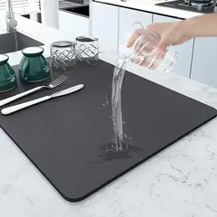 GENERICO - Tapete Escurridor Absorbente para Cocina Antideslizante