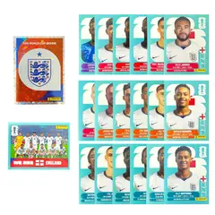 PANINI - Set Completo Láminas Selección Inglaterra Mundial 2026