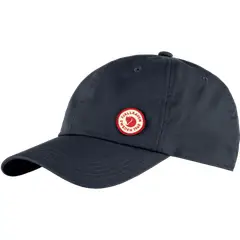 FJALLRAVEN - Logo Cap Unisex Gorra Azul Oscuro