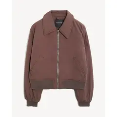 SEVEN SEVEN - Chaqueta Bomber Para Mujer Café