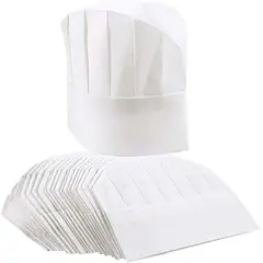 GENERICO - Gorro chef cocina niño disfraz tela quirurgica