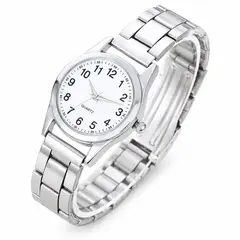 GENERICO - Elegante Reloj de Cuarzo Acero Inoxidable Para Mujer - Plata