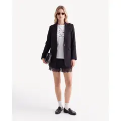 SEVEN SEVEN - Camiseta Screen Silueta Holgada Para Mujer Crudo